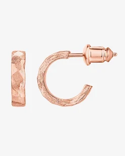 PAVOI Hoops-Hammered Thick Hoop