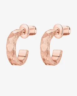 PAVOI Hoops-Hammered Thick Hoop