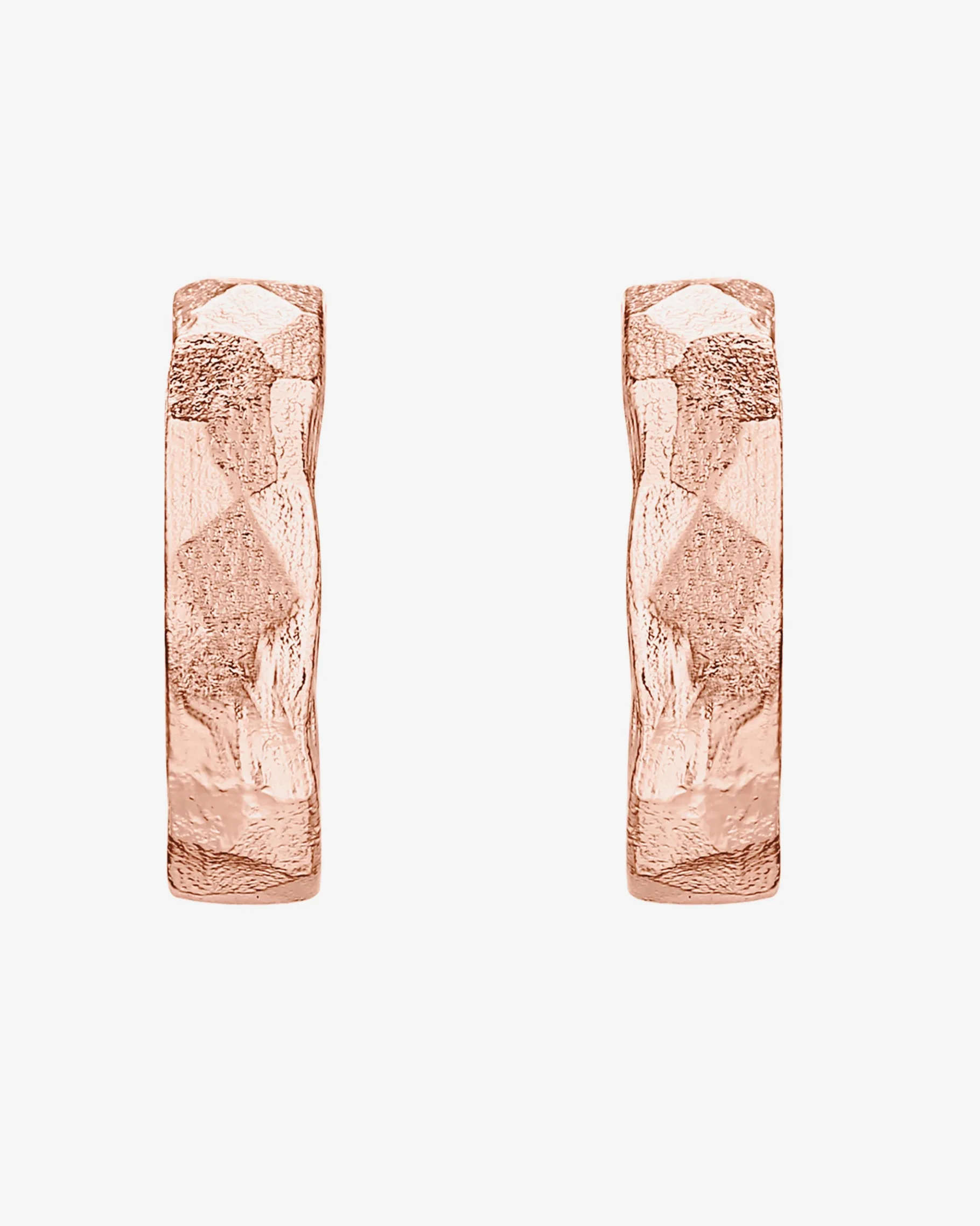 PAVOI Hoops-Hammered Thick Hoop
