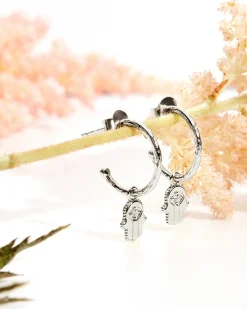 PAVOI Dangle & Threader|Hoops-Hamsa Hoops