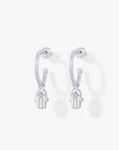 PAVOI Dangle & Threader|Hoops-Hamsa Hoops