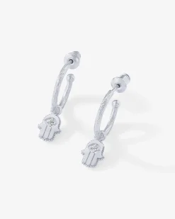 PAVOI Dangle & Threader|Hoops-Hamsa Hoops