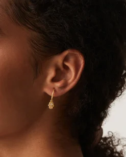 PAVOI Dangle & Threader|Hoops-Hamsa Hoops