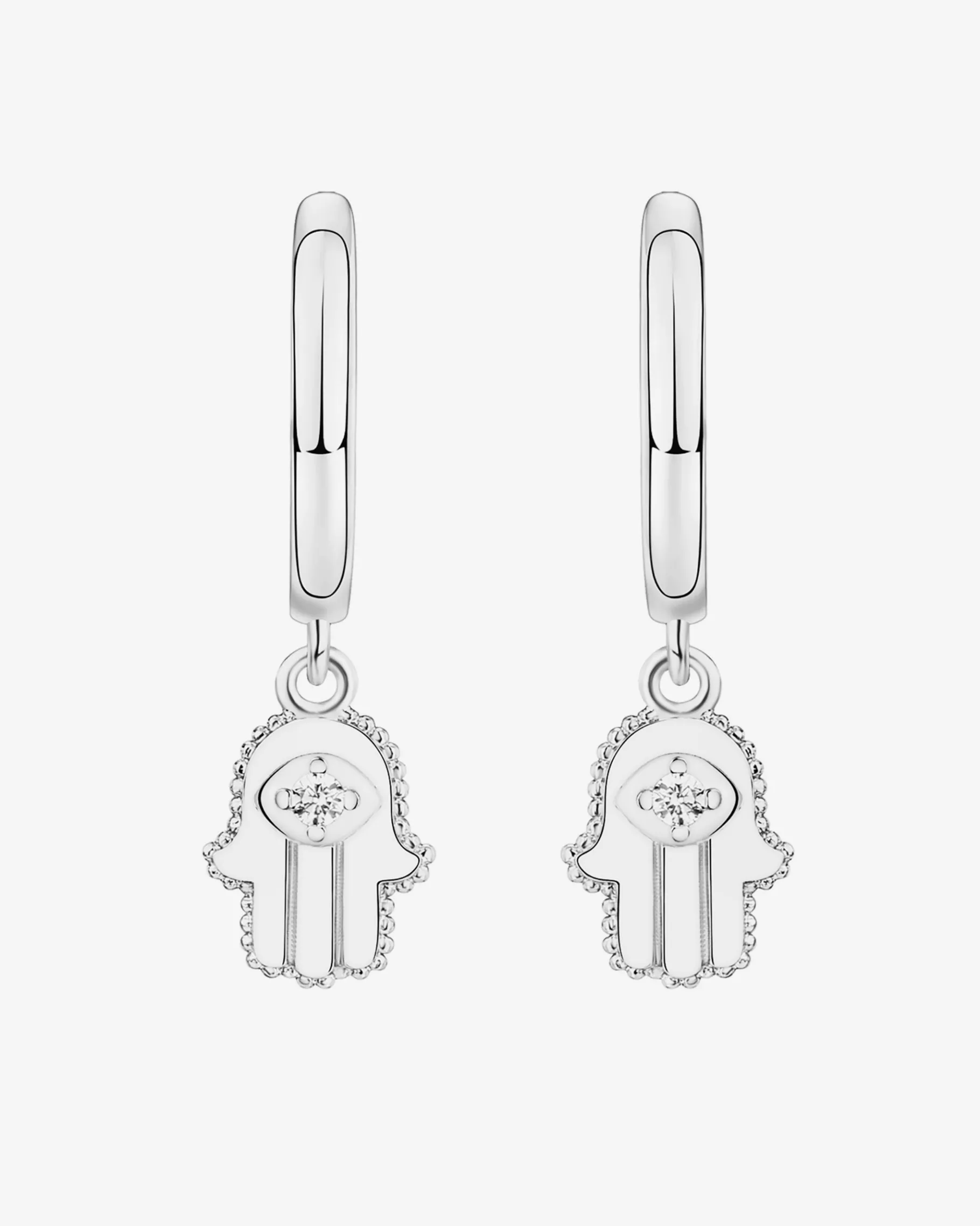 PAVOI Dangle & Threader|Huggies-Hamsa Huggies