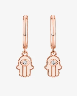 PAVOI Dangle & Threader|Huggies-Hamsa Huggies
