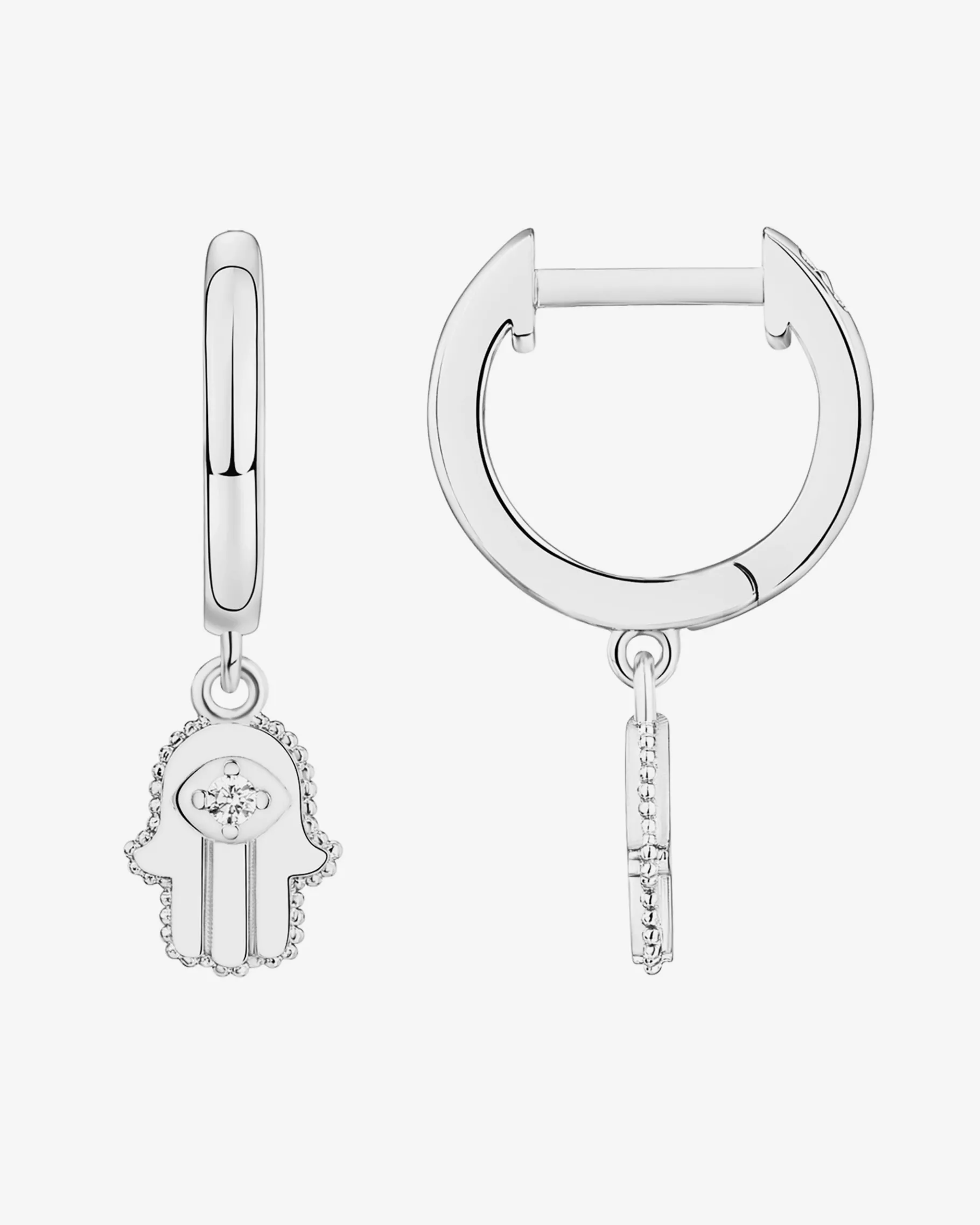 PAVOI Dangle & Threader|Huggies-Hamsa Huggies