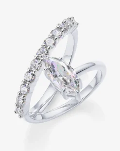 PAVOI Engagement-Hathor Crossover Open Ring