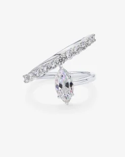 PAVOI Engagement-Hathor Crossover Open Ring