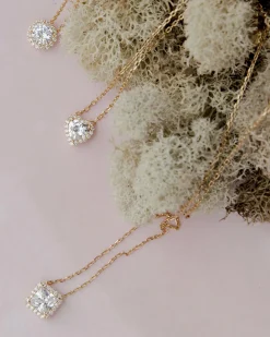 PAVOI Pendants-Heart Halo Necklace
