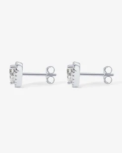 PAVOI Studs-Heart Halo Studs