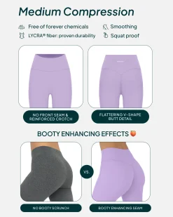 PAVOI Full Length|Leggings-High-Waisted Butt Lifting Full-Length Seasonal Yoga Leggings