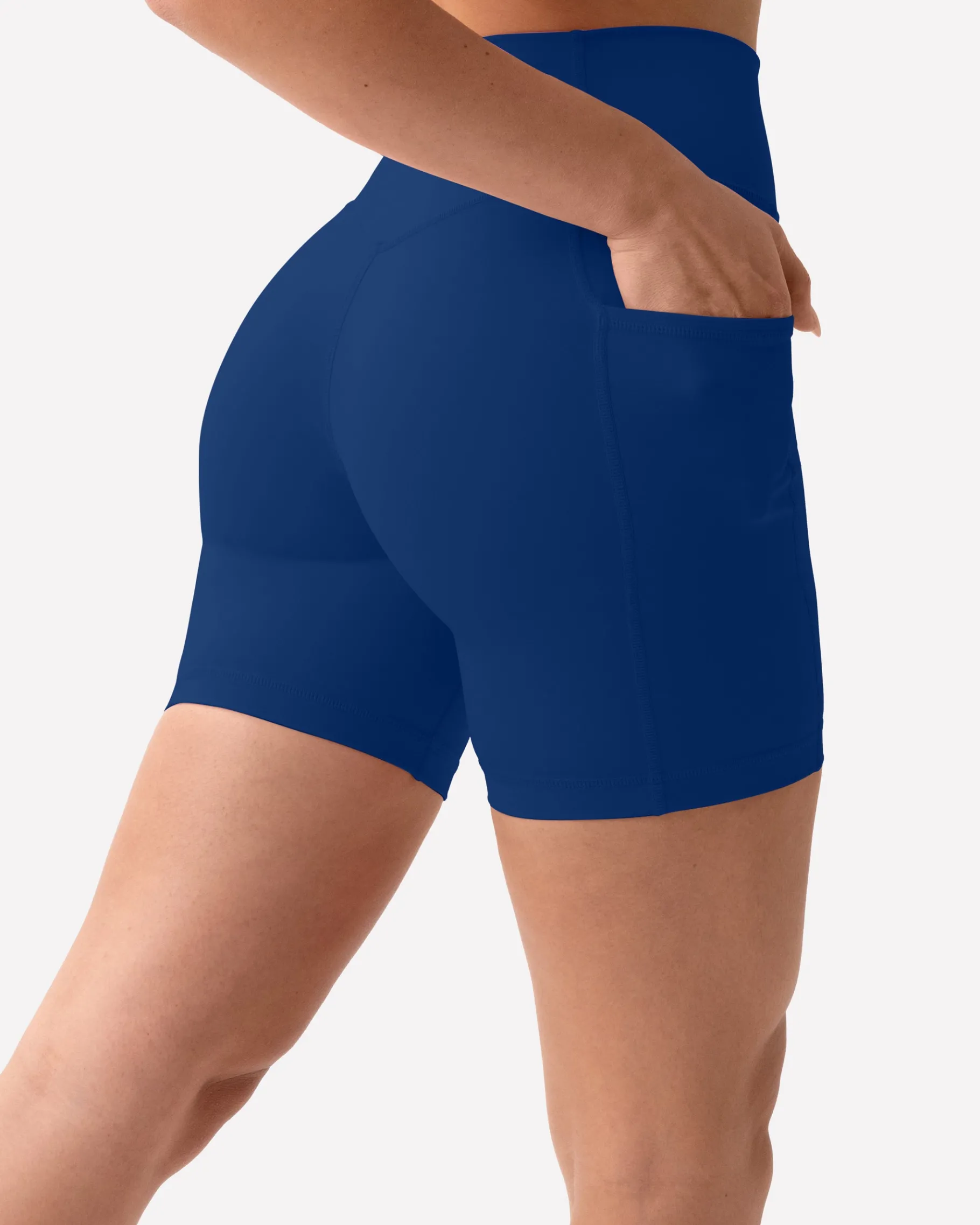 PAVOI With Pockets|6" Inseam-High-Waisted Butt Lifting 6" Biker Shorts with Pockets
