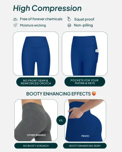 PAVOI With Pockets|Tall Length-High-Waisted Butt Lifting Tall-Length Leggings with Pockets