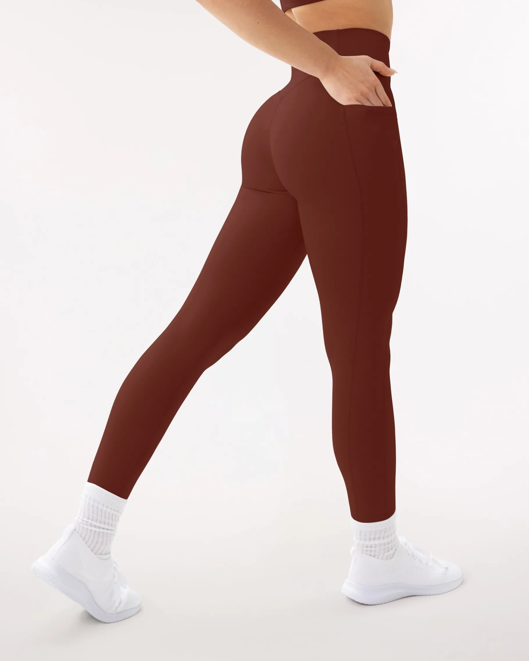 PAVOI With Pockets|Tall Length-High-Waisted Butt Lifting Tall-Length Leggings with Pockets