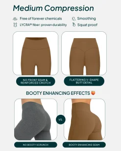 PAVOI Full Length|Leggings-High-Waisted Butt Lifting Full-Length Yoga Leggings