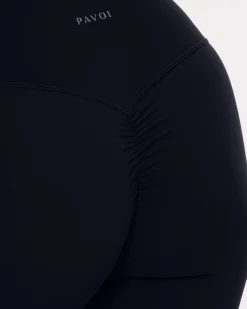 PAVOI Full Length-High-Waisted Lifting Full-Length Yoga Leggings with Scrunch