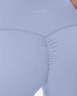 PAVOI Full Length-High-Waisted Lifting Full-Length Yoga Leggings with Scrunch