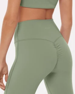 PAVOI Full Length-High-Waisted Lifting Full-Length Yoga Leggings with Scrunch
