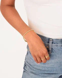 PAVOI Tennis-Honeycomb Tennis Bracelet