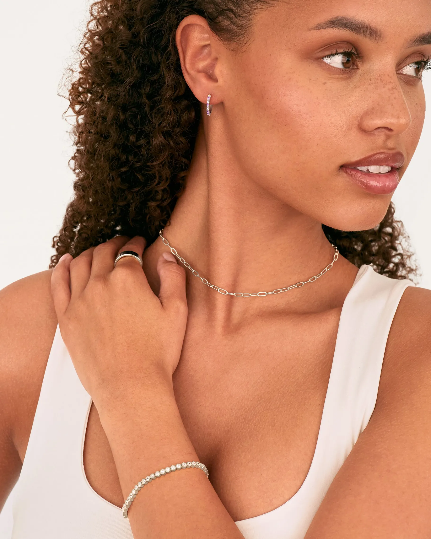 PAVOI Tennis-Honeycomb Tennis Bracelet