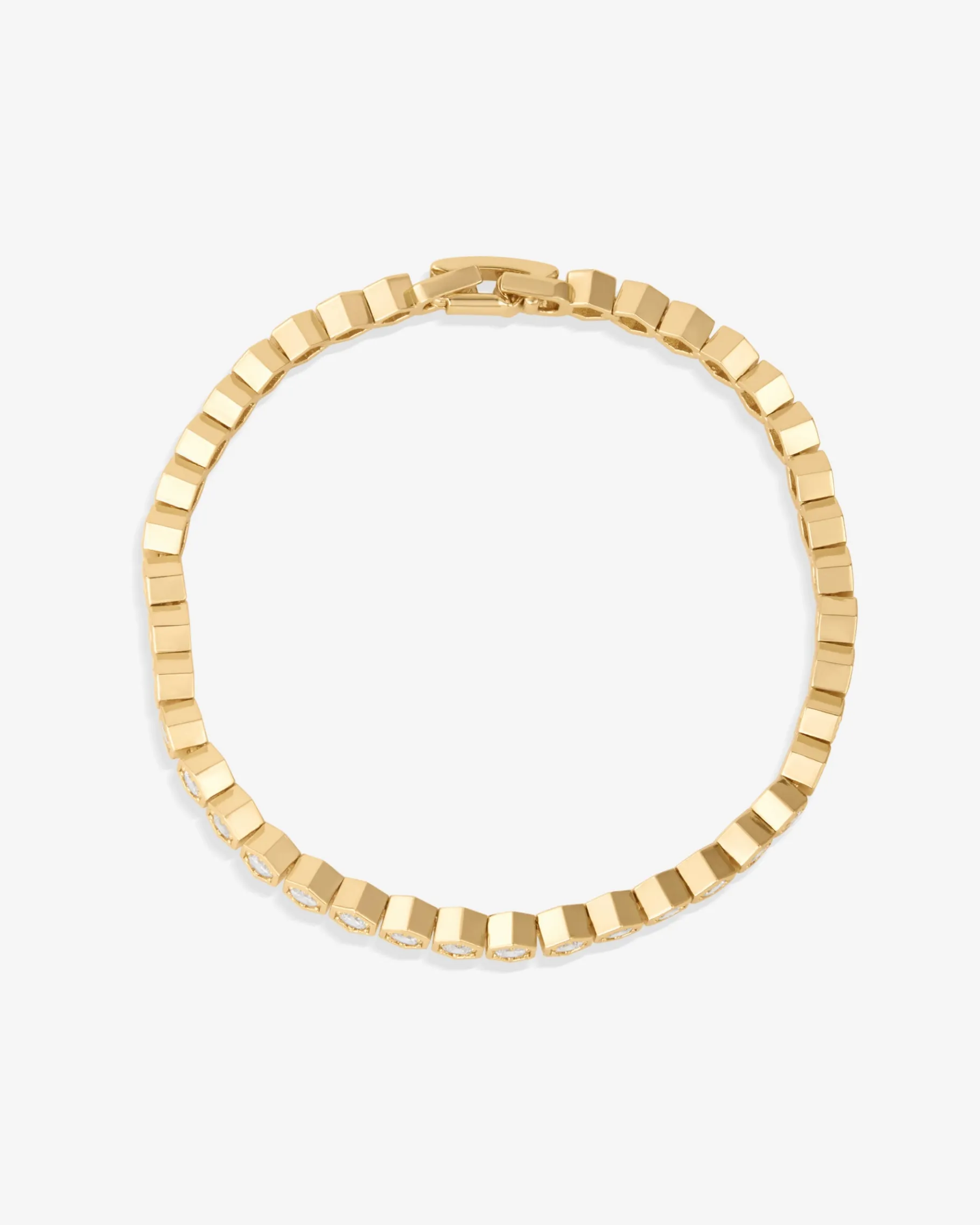 PAVOI Tennis-Honeycomb Tennis Bracelet