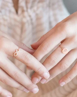 PAVOI Adjustable-Initial Ring