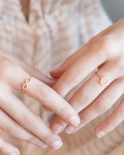 PAVOI Adjustable-Initial Ring