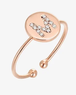 PAVOI Adjustable-Initial Ring