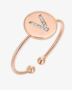 PAVOI Adjustable-Initial Ring