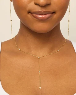 PAVOI Chains-Lariat Station Necklace