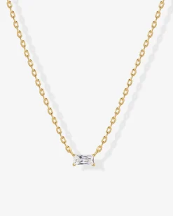 PAVOI Pendants|Layered-Layered Baguette Pendant Necklace
