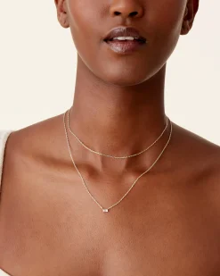 PAVOI Pendants|Layered-Layered Baguette Pendant Necklace