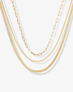 PAVOI Layered|Chains-Layered Chain Necklace