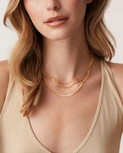 PAVOI Layered|Chains-Layered Chain Necklace