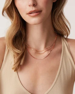 PAVOI Layered|Chains-Layered Chain Necklace