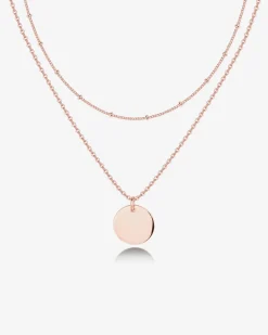 PAVOI Pendants|Layered-Layered Coin Pendant Necklace