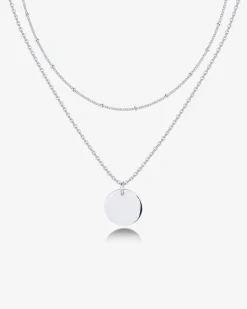 PAVOI Pendants|Layered-Layered Coin Pendant Necklace