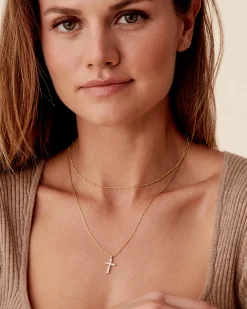 PAVOI Pendants|Layered-Layered Cross Pendant Necklace