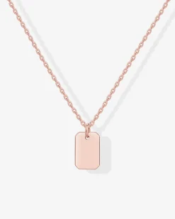 PAVOI Pendants|Layered-Layered Dog Tag Pendant Necklace
