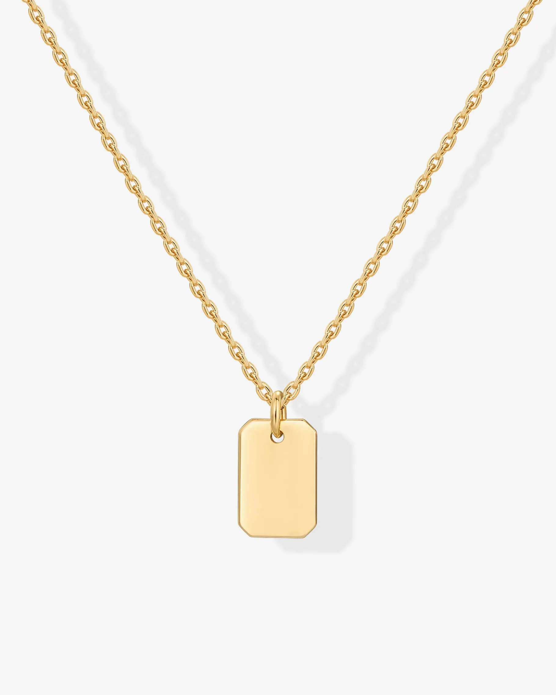 PAVOI Pendants|Layered-Layered Dog Tag Pendant Necklace