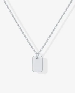 PAVOI Pendants|Layered-Layered Dog Tag Pendant Necklace
