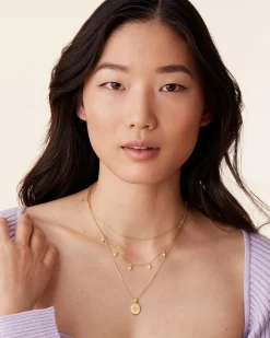 PAVOI Pearls|Pendants-Layered North Star Pendant Necklace