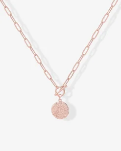 PAVOI Pendants|Layered-Layered Pendant Paperclip Necklace