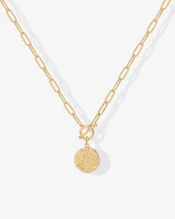 PAVOI Pendants|Layered-Layered Pendant Paperclip Necklace