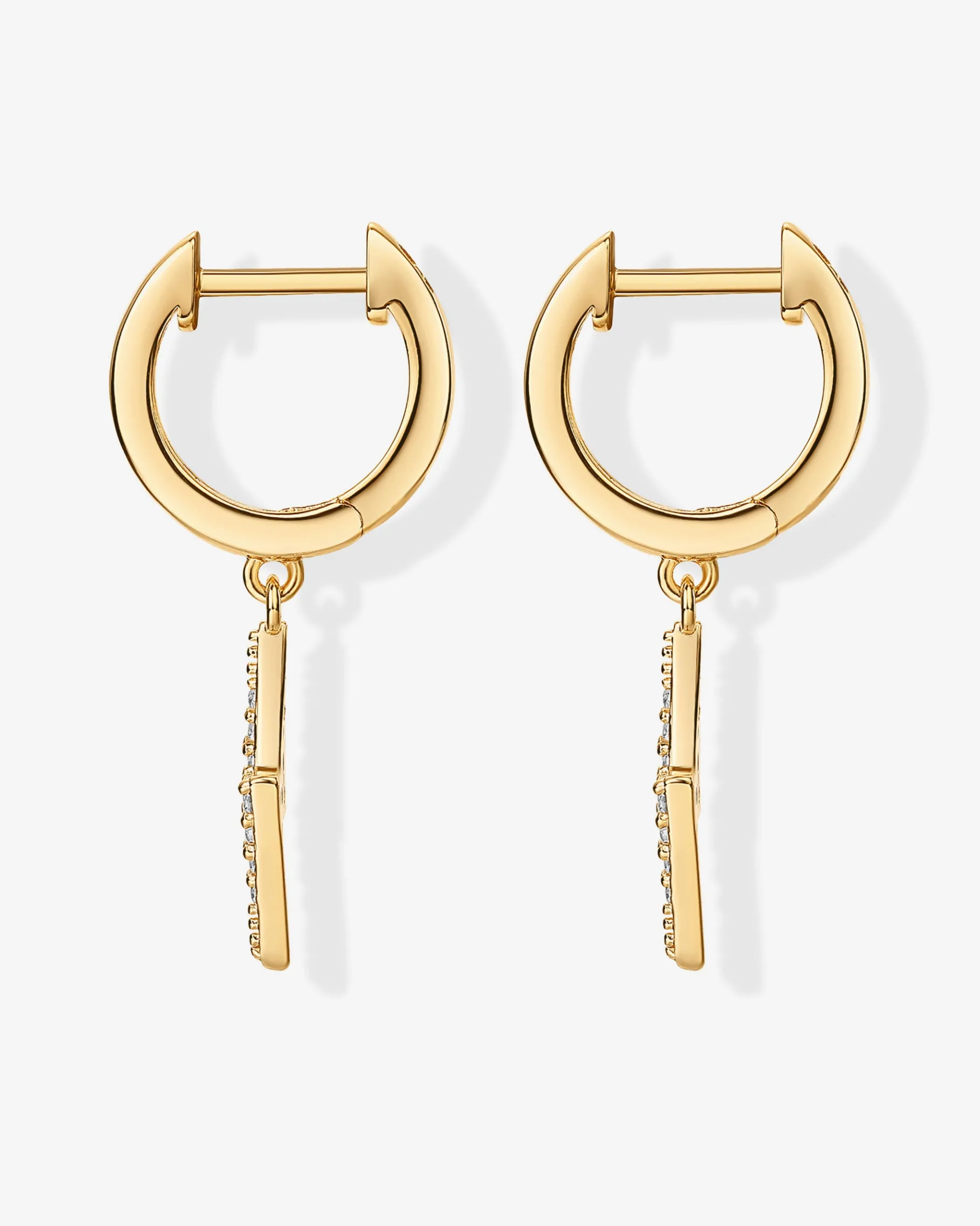 PAVOI Dangle & Threader|Huggies-Lightning Bolt Huggies