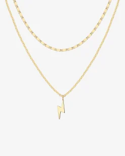 PAVOI Pendants|Layered-Lightning Pendant