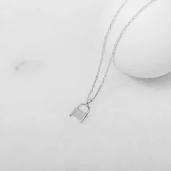 PAVOI Pendants-Lock Pendant Necklace