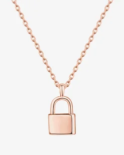 PAVOI Pendants-Lock Pendant Necklace