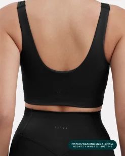 PAVOI Medium Support Bras|Bras-Longline Square Neck Medium-Support Padded Sports Bra