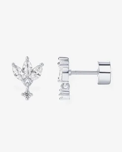 PAVOI Dangle & Threader|Flat Backs-Lotus Dangle Screwbacks